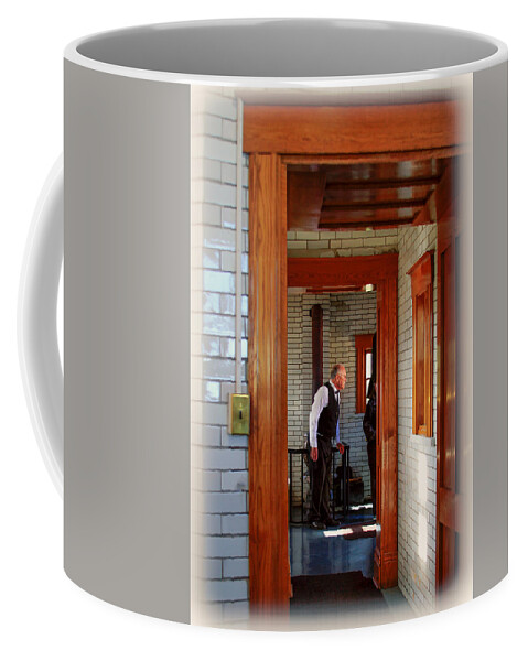 Bonnie Follett Coffee Mug featuring the photograph The Lighthouse Keeper by Bonnie Follett