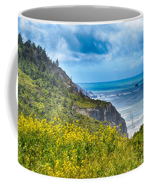 Scenic Coffee Mug featuring the photograph The Lost Coast by AJ Schibig