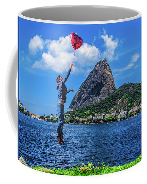 Love Coffee Mug featuring the photograph The Love in the Air by Cesar Vieira