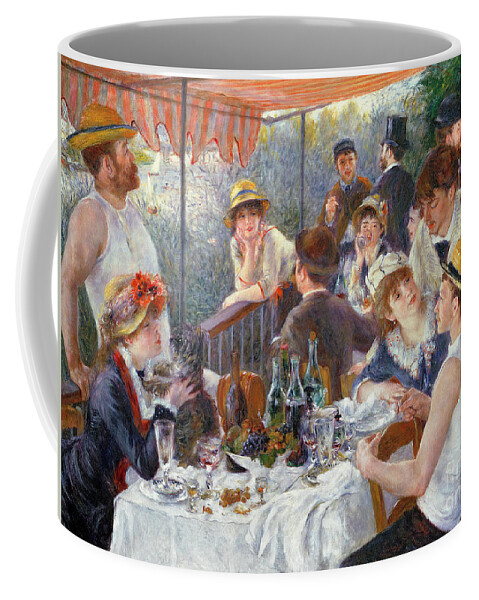 The Coffee Mug featuring the painting The Luncheon of the Boating Party by Pierre Auguste Renoir