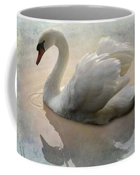 Swan Coffee Mug featuring the photograph The Magical Swan by Bob Christopher