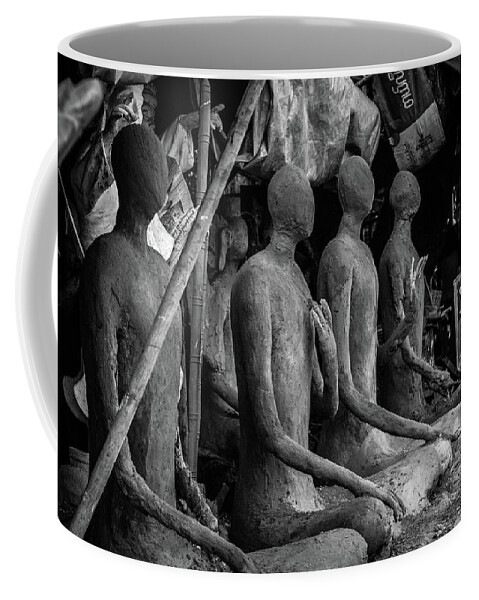 Buddha Coffee Mug featuring the photograph The Making of A Buddha Statue by Joshua Van Lare