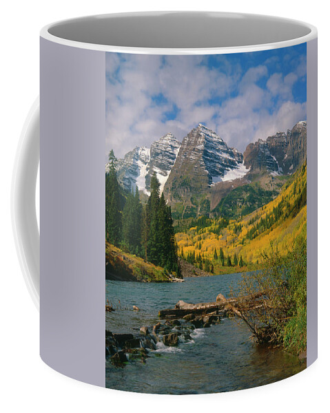 Mark Miller Photos Coffee Mug featuring the photograph The Maroon Bells in Autumn by Mark Miller