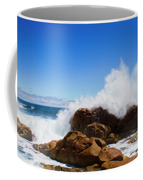 Seascape Coffee Mug featuring the photograph The might of the ocean by Jorgo Photography