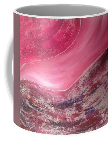 The Milky Way Coffee Mug featuring the painting The Milky Way by Sarahleah Hankes