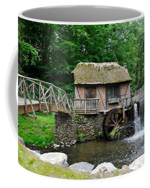 #gomez Mill House Coffee Mug featuring the photograph The Mill At Gomez Mill House by Cornelia DeDona