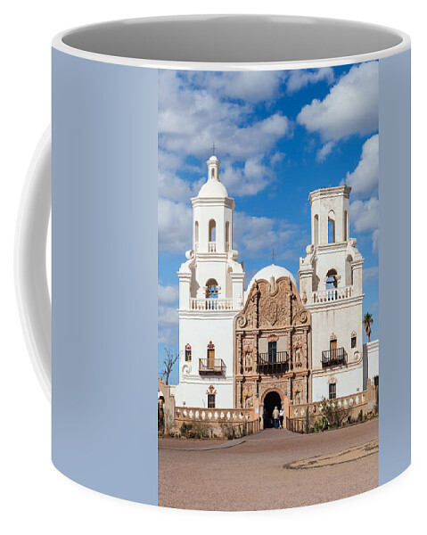 Architecture Coffee Mug featuring the photograph The Mission by Ed Gleichman