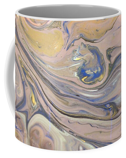 Abstract Coffee Mug featuring the painting The Mist by C Maria Wall