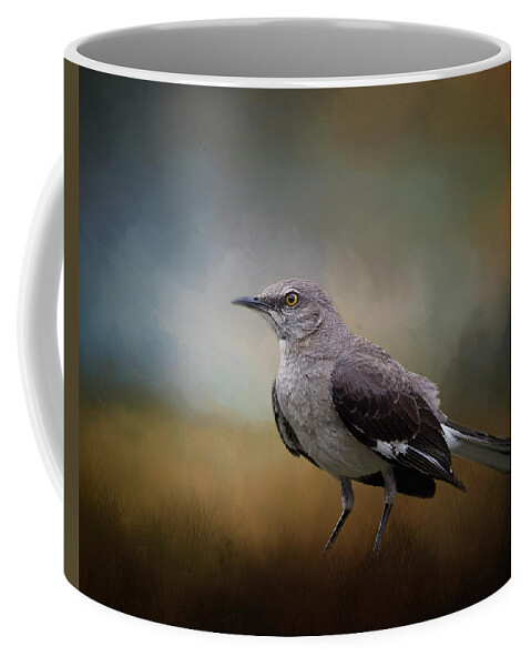 Animal Coffee Mug featuring the photograph The Mockingbird A Bird of Many Songs by David and Carol Kelly