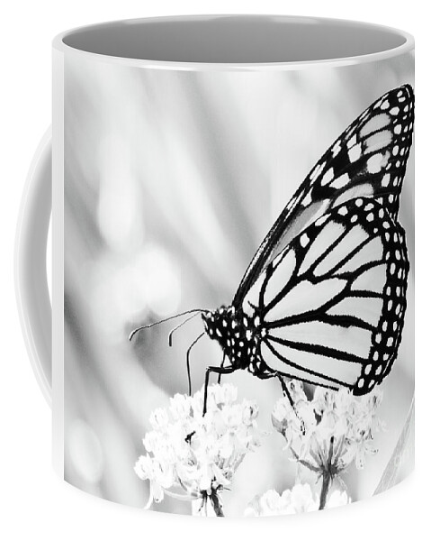 Butterfly Coffee Mug featuring the photograph The Monarch II by Anita Oakley