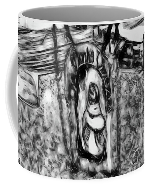 The Monks Vineyard Coffee Mug featuring the photograph The Monks Vineyard by Gina O'Brien