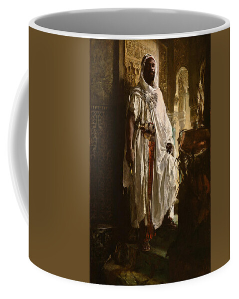 Eduard Charlemont Coffee Mug featuring the painting The Moorish Chief by MotionAge Designs