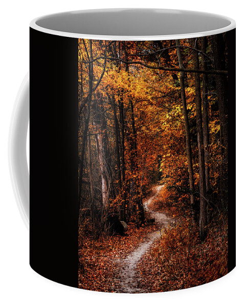 Landscape Coffee Mug featuring the photograph The Narrow Path by Scott Norris