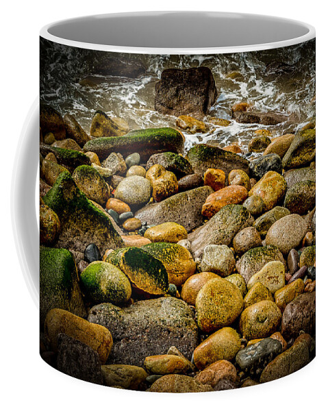 Bahia Coffee Mug featuring the photograph The Ocean Rocks by Paul LeSage