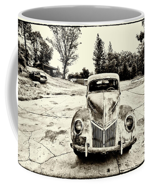 Ford Deluxe Coffee Mug featuring the photograph The Old Ford by Tom Kelly