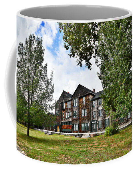 Hunting Lodge Coffee Mug featuring the photograph The Old Hunting Lodge by Stacie Siemsen