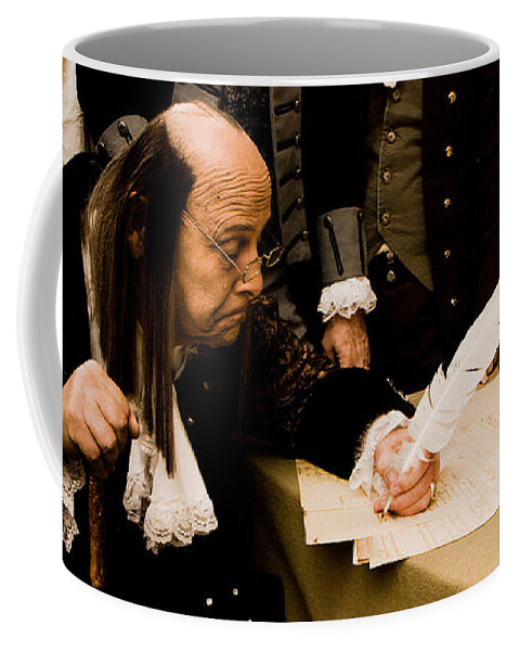 Benjamin Franklin Coffee Mug featuring the photograph The Old Man Wept by Helen Thomas Robson