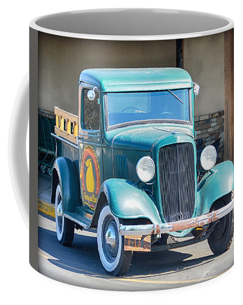 Trucks Coffee Mug featuring the photograph The Old Ranch Truck by AJ Schibig
