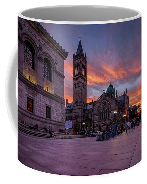 Old South Church Coffee Mug featuring the photograph The Old South Church at Sunset by Kristen Wilkinson