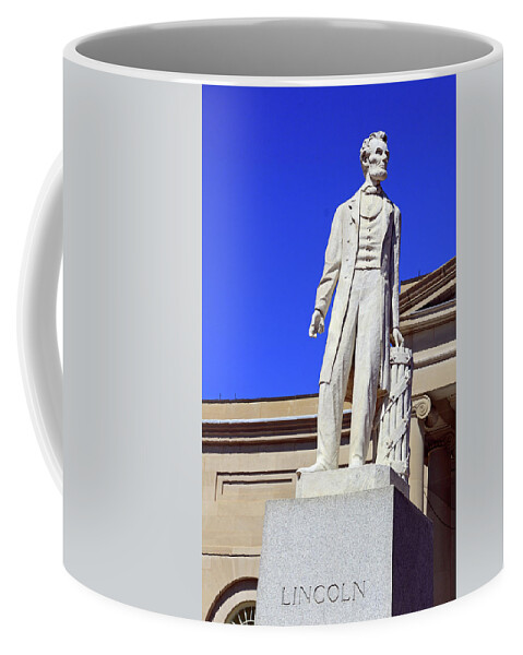 Abraham Coffee Mug featuring the photograph The Oldest Statue Of Abraham Lincoln? by Cora Wandel