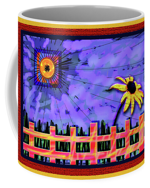 Menacing Sky Coffee Mug featuring the digital art The Ominous Sky by Rod Whyte