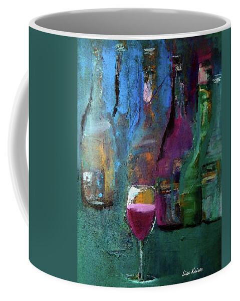 Colorful Coffee Mug featuring the painting The One That Stands Out by Lisa Kaiser
