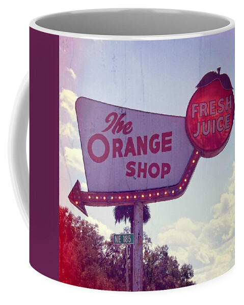Orange Coffee Mug featuring the photograph The Orange Shop by Valerie Cason