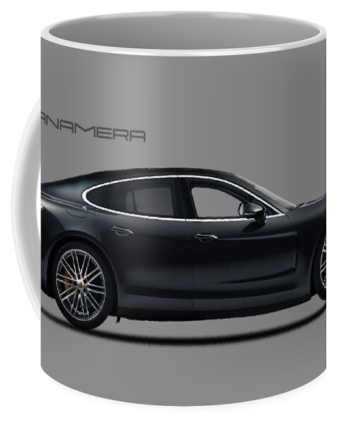 Porsche Panamera Coffee Mug featuring the photograph The Panamera by Mark Rogan