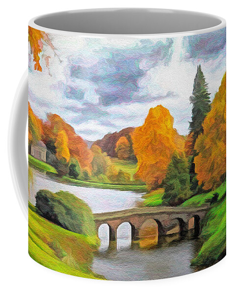 The Pantheon Coffee Mug featuring the digital art The Pantheon by Walter Colvin
