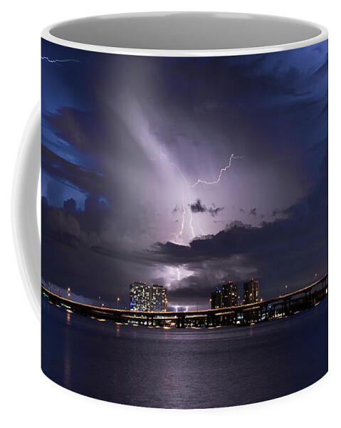Lightning Coffee Mug featuring the photograph The Paradise Life by Quinn Sedam