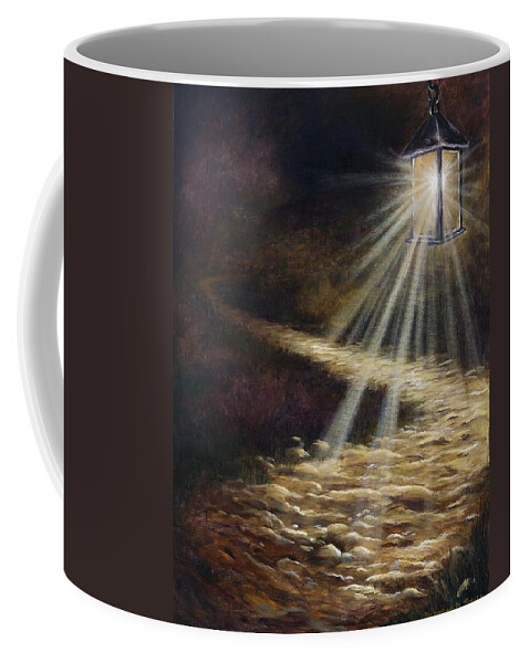 Path Coffee Mug featuring the painting The Path by Deborah Smith