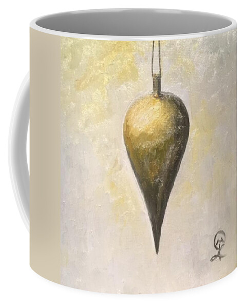 The Pendulum Coffee Mug featuring the painting The Pendulum by Therese Legere
