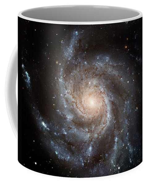 Pinwheel Coffee Mug featuring the painting The Pinwheel Galaxy by Hubble Space Telescope