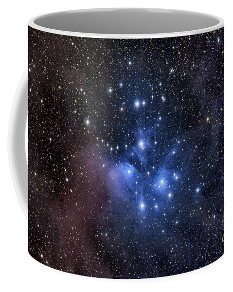 Messier 45 Coffee Mug featuring the photograph The Pleiades, Also Known As The Seven by Roth Ritter