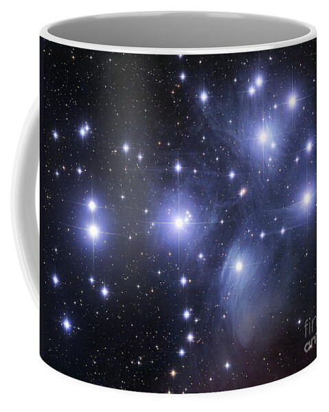 Astronomy Coffee Mug featuring the photograph The Pleiades by Robert Gendler