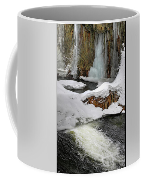 Stream Coffee Mug featuring the photograph The Pool at Smalls Falls by John Meader