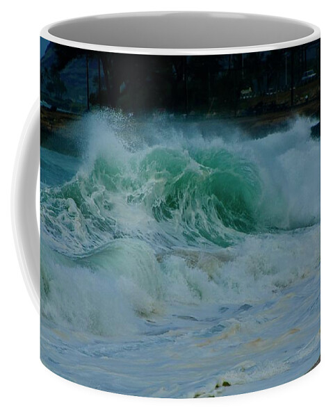 Waves Coffee Mug featuring the photograph The Power of Waves by Craig Wood