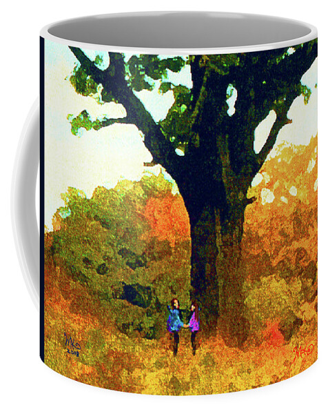 Marriage Coffee Mug featuring the painting The Proposal by Michael A Klein