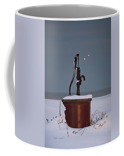 Old Water Well Coffee Mug featuring the photograph The Pump by Rebecca Samler
