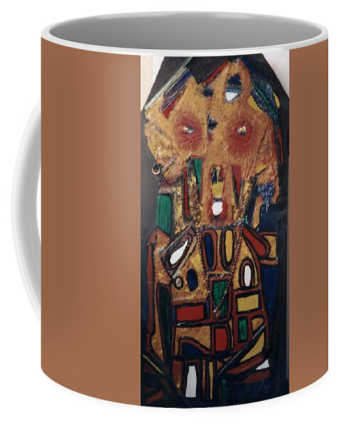 Multicultural Nfprsa Product Review Reviews Marco Social Media Technology Websites \\\\in-d�lj\\\\ Darrell Black Definism Artwork Coffee Mug featuring the mixed media The pygmy by Darrell Black