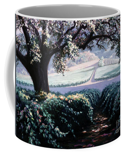 Fine Art Coffee Mug featuring the painting The Quiet Light by Carl Downey
