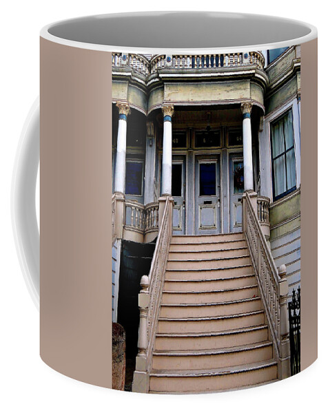 San Francisco Coffee Mug featuring the photograph The Right Step by Ira Shander