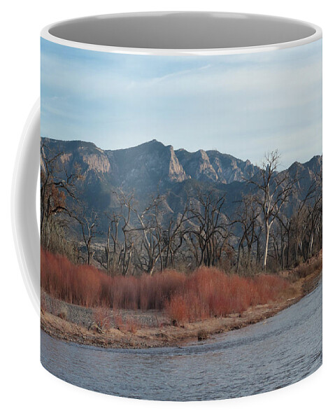 Winter Coffee Mug featuring the photograph The Rio Grande by David Diaz