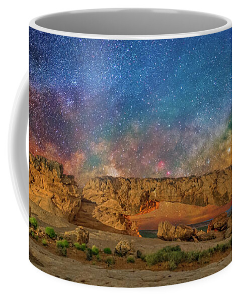 Astronomy Coffee Mug featuring the photograph The Rise by Ralf Rohner