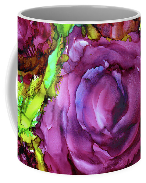 Garden Coffee Mug featuring the painting The Rose Garden by Eunice Warfel