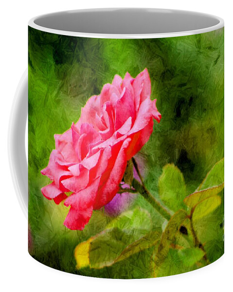 Rose Coffee Mug featuring the photograph The Secret Garden by Clare Bevan