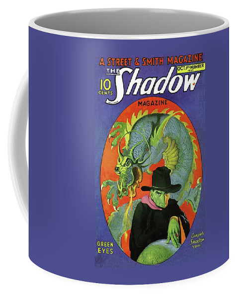 The Shadow Green Eyes Coffee Mug