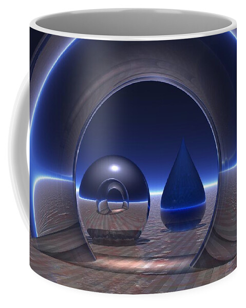 3d Coffee Mug featuring the digital art The Simplest Things by Lyle Hatch