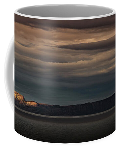 Awakening Coffee Mug featuring the photograph The Sleeping Giant Sunspot Pano by Jakub Sisak