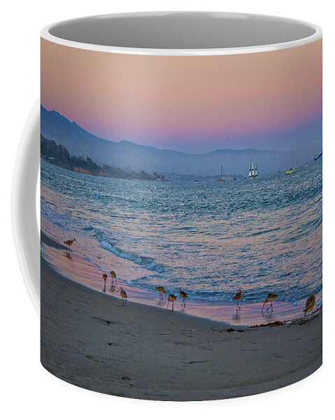 Santa Barbara Coffee Mug featuring the photograph The Soft Side of Sunset by Lynn Bauer